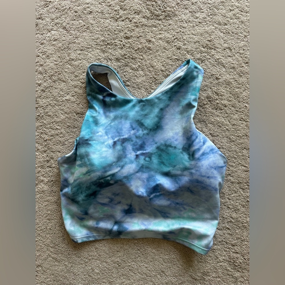 Women’s Athleta blue sports bra Small nwot